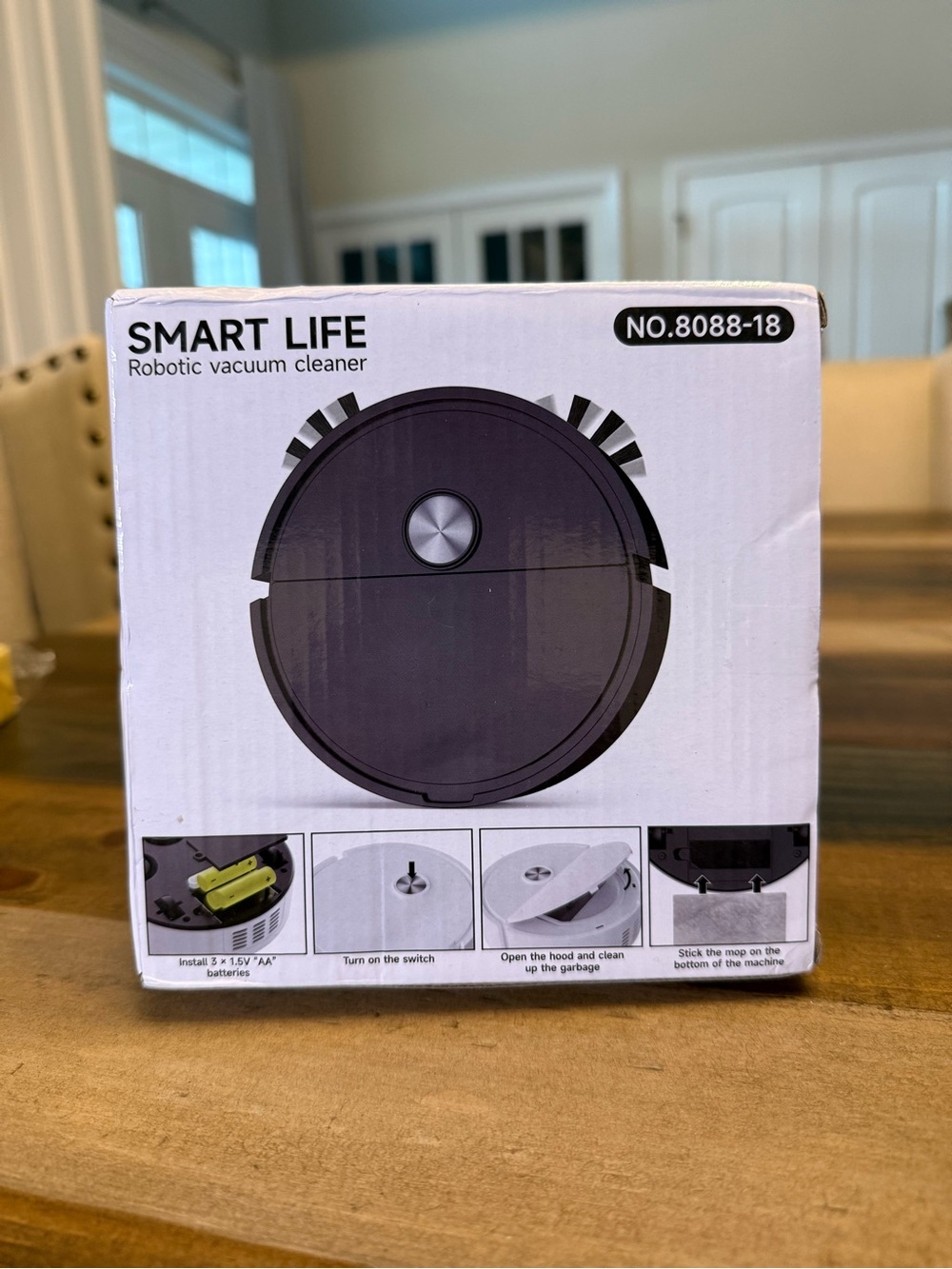 Smart Life Robotic Vacuum Cleaner (Model NO.8088-18)